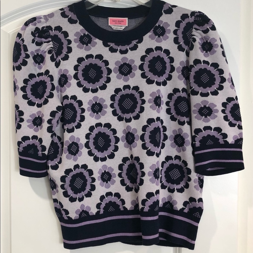 NWOT Kate Spade puff sleeve sweater